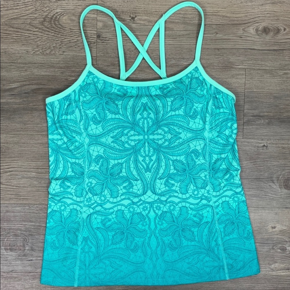 2for$10 Athleta Harmonious Tank Teal sz M